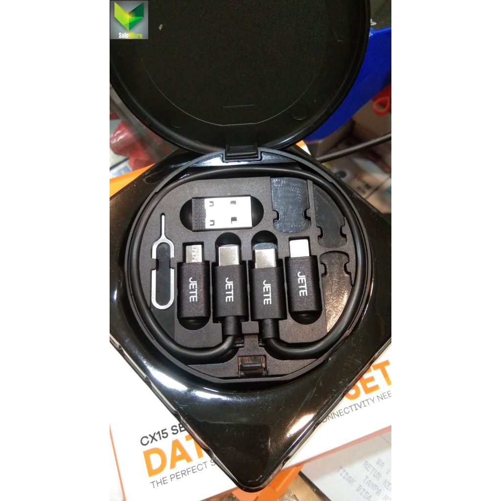 JETE CX15 Kabel Data HP 8in1 60 Watt Output 3A