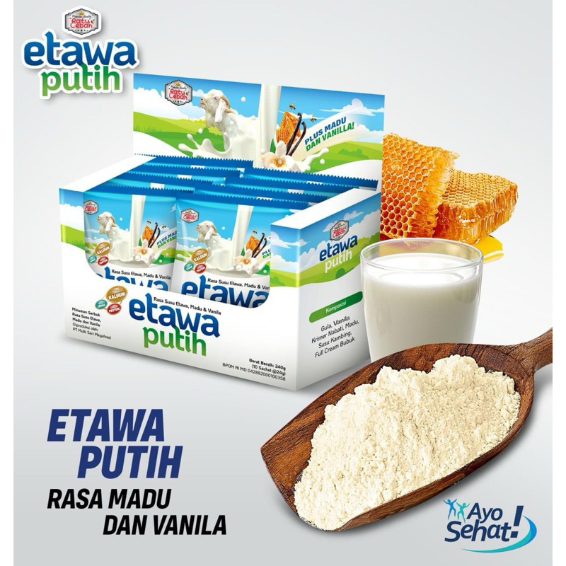 

ETAWA PUTIH SACHET SUSU KAMBING ETAWA GOMAXS Susu Kambing Etawa Plus Jahe Plus Senggugu Asli Original 100% Herbal Terbaik