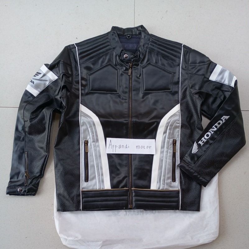 jaket honda supra x 125 bahan tebal original asli bawaan motor L XL