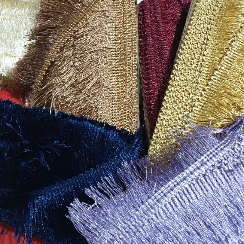 Renda Rumbai Sisir - Renda Rumbai Catton 7,5cm Per roll - Renda Rumbai - Renda Rumbai RRC 3