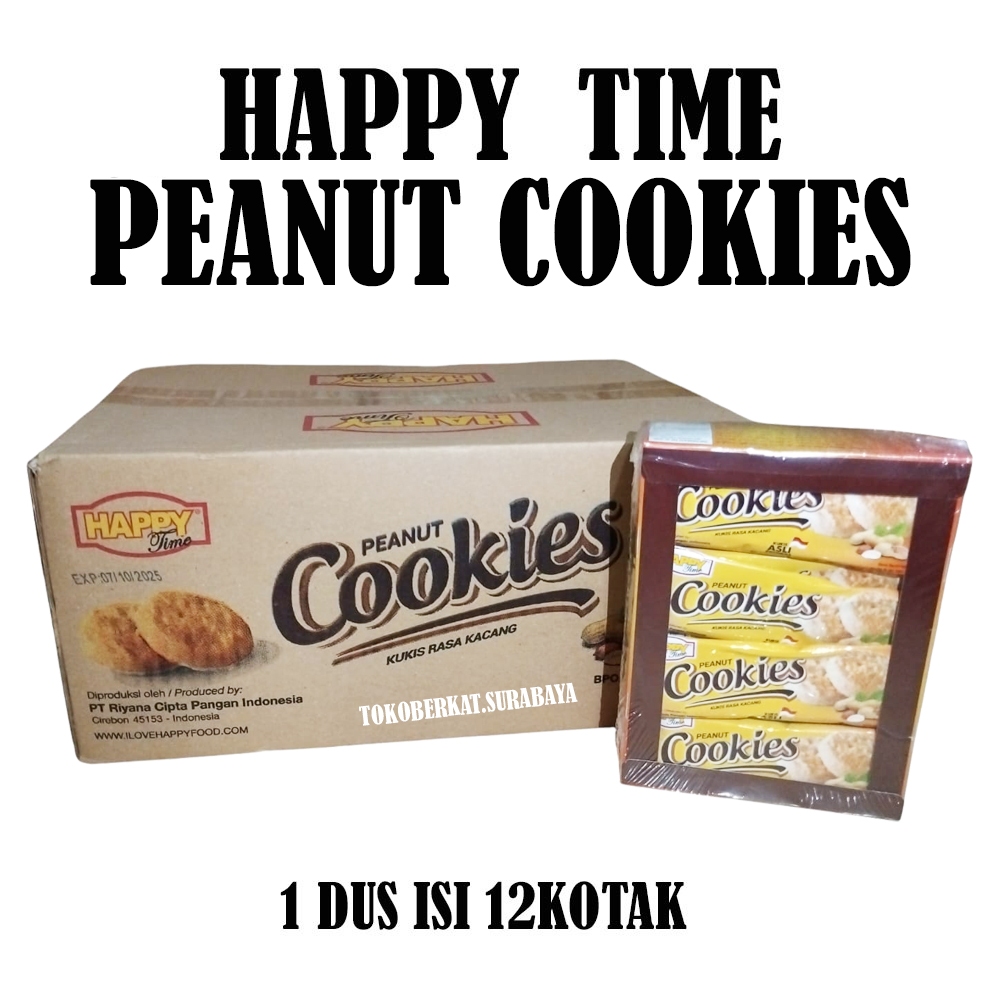 

HAPPY TIME PEANUT COOKIES DUS ISI 12 KOTAK