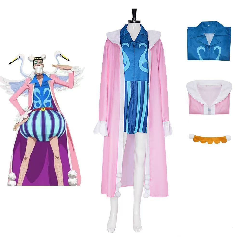 One Piece von Cray cosplay costume for Halloween anime costume performance