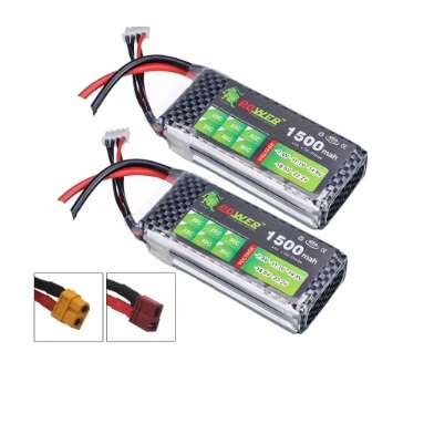 Lion Baterai Battery LiPo 1500mah 3S 11.1V 60C Lipo Battery (T-plug - XT60)