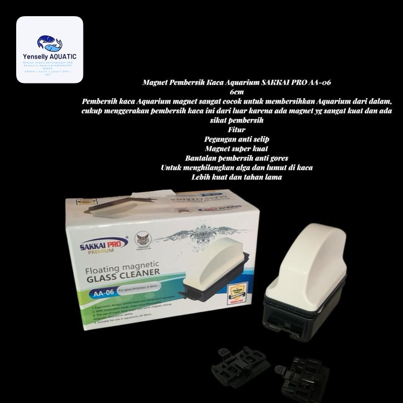 Sakkai Pro Premium Magnetic Floating Glass Cleaner AA-06