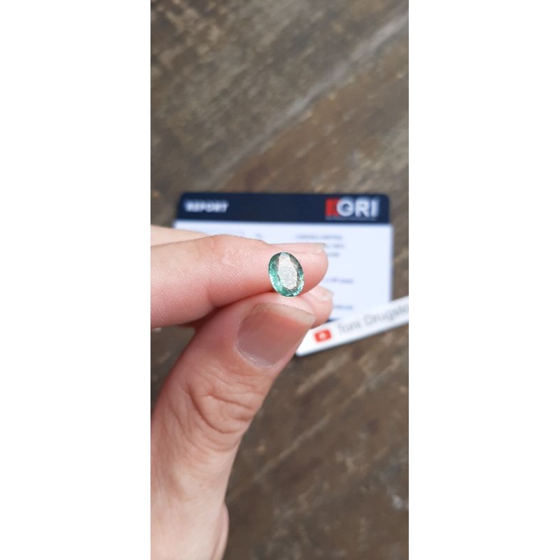 zamrud emerald beryl 1,09ct memo gri