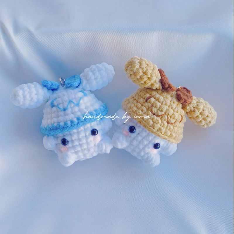 Gantungan Kunci Baby Mushroom Topi Cinnamoroll