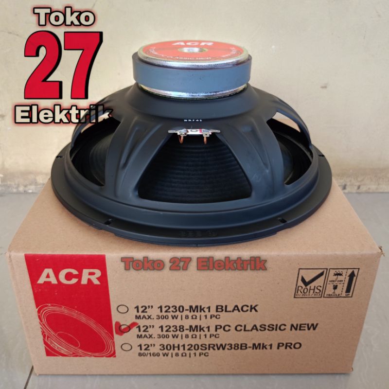 Speaker ACR 12 inch 1238- MK1 PC CLASSIC NEW Full Range