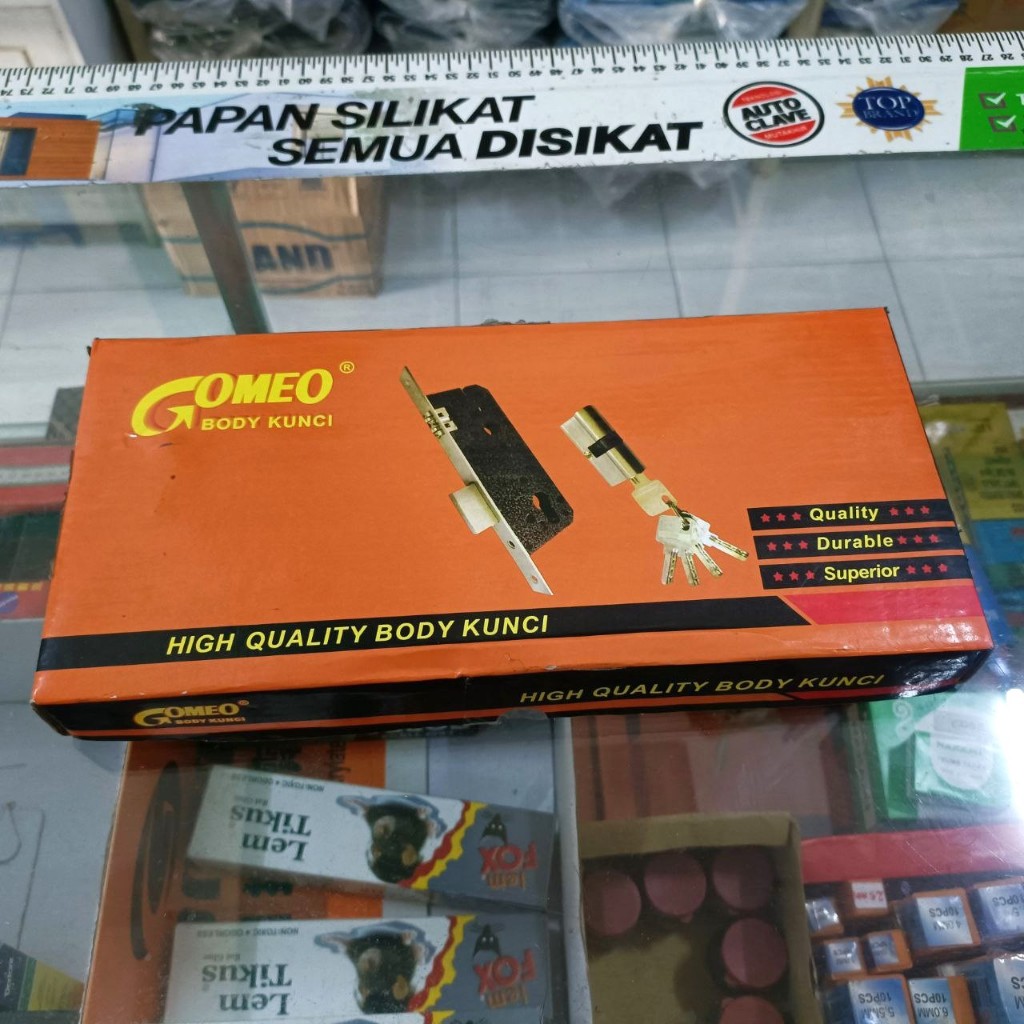Kunci Pintu Kupu Tarung Double dan Pintu 1 Body Pelor Kupu Tarung GOMEO