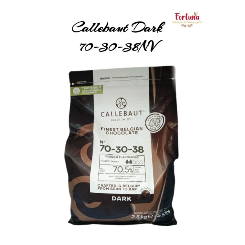 

Callebaut Dark Chocolate Belgian 70-30-38N(per 100gr)