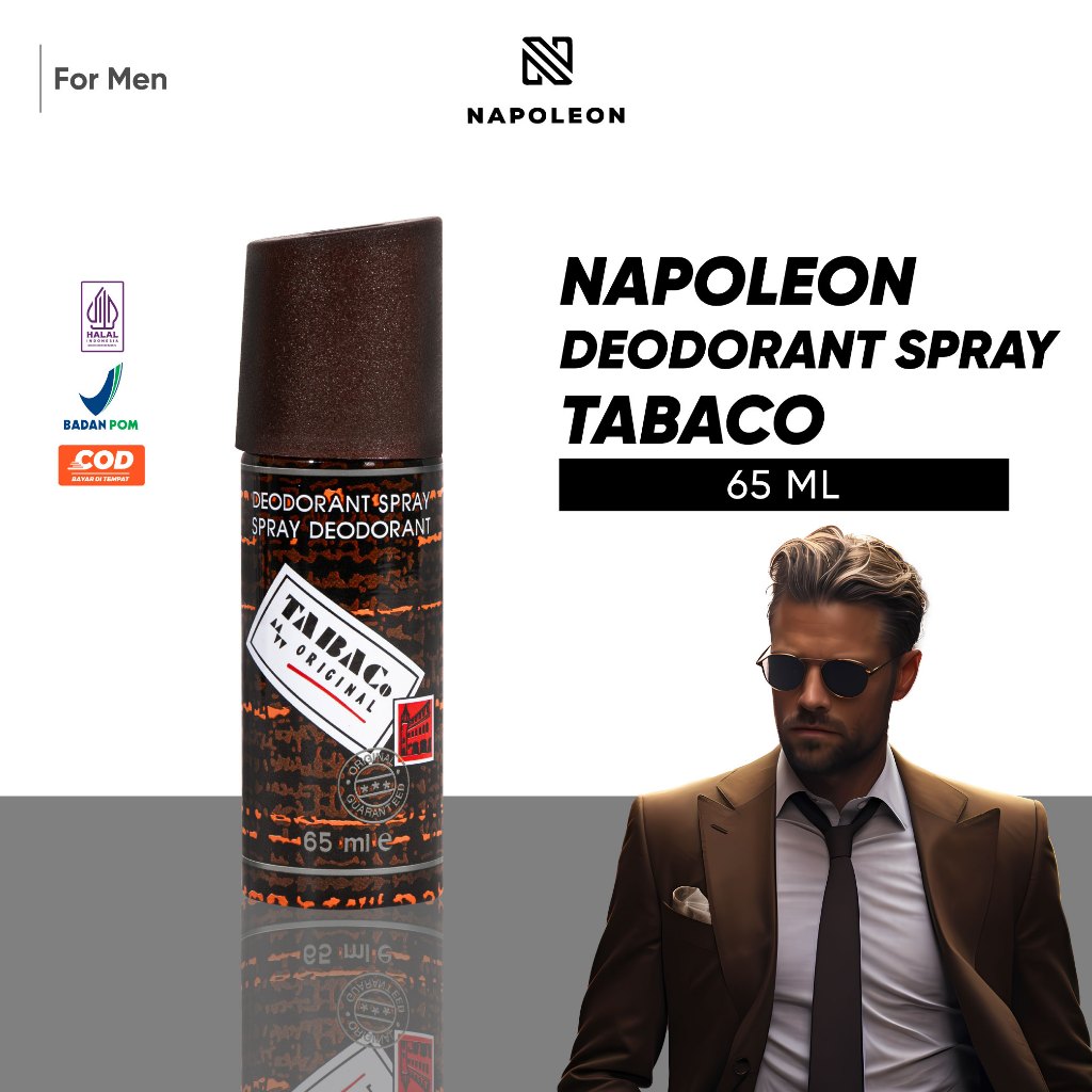 TABACO Deodorant Spray Coklat 65 ML