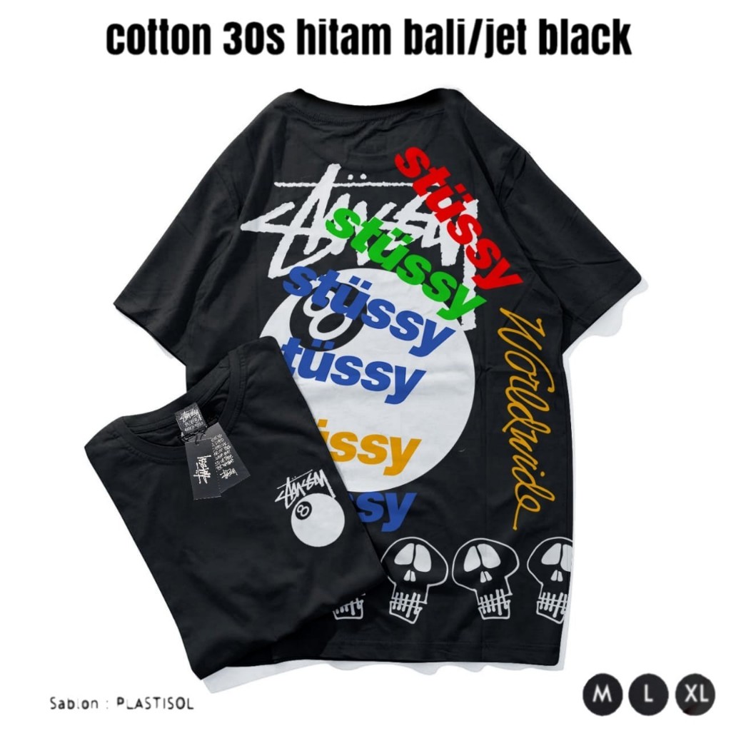 T-SIRT KAOS STUSSY PREMIUM TAG & LABEL