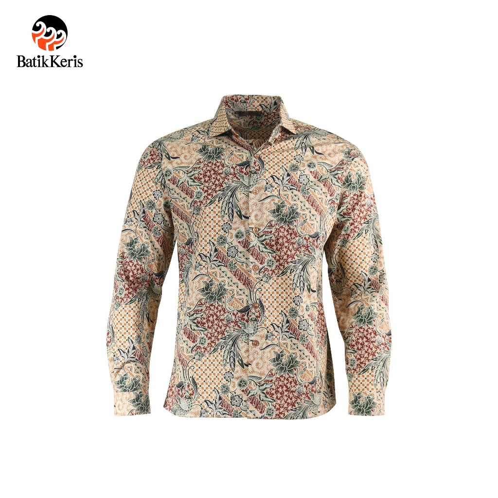 Batik Keris Kemeja Batik Slimfit Lengan Panjang Motif Keris Kalangwang