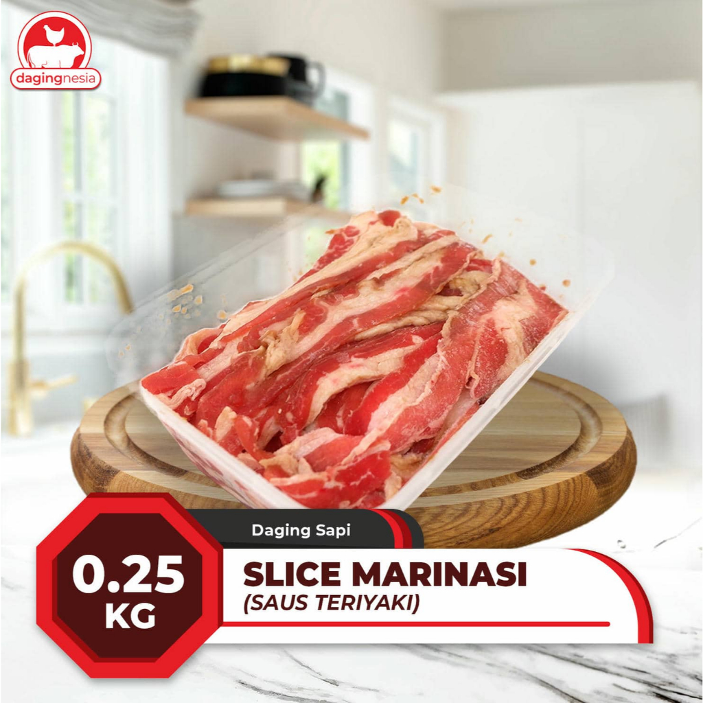 

Daging Marinasi Bumbu Teriyaki – 250gr