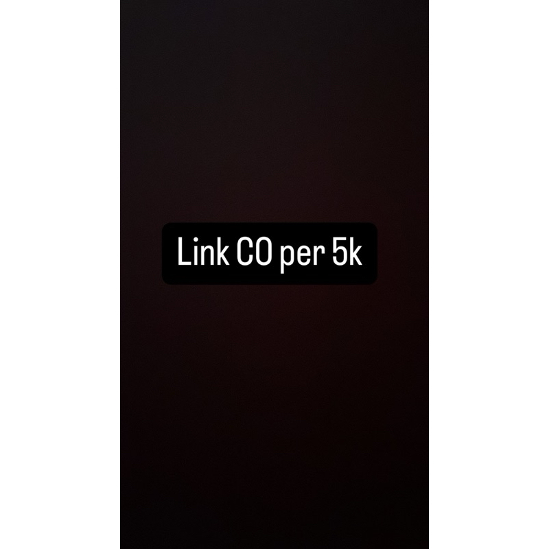 

Link CO per 5k