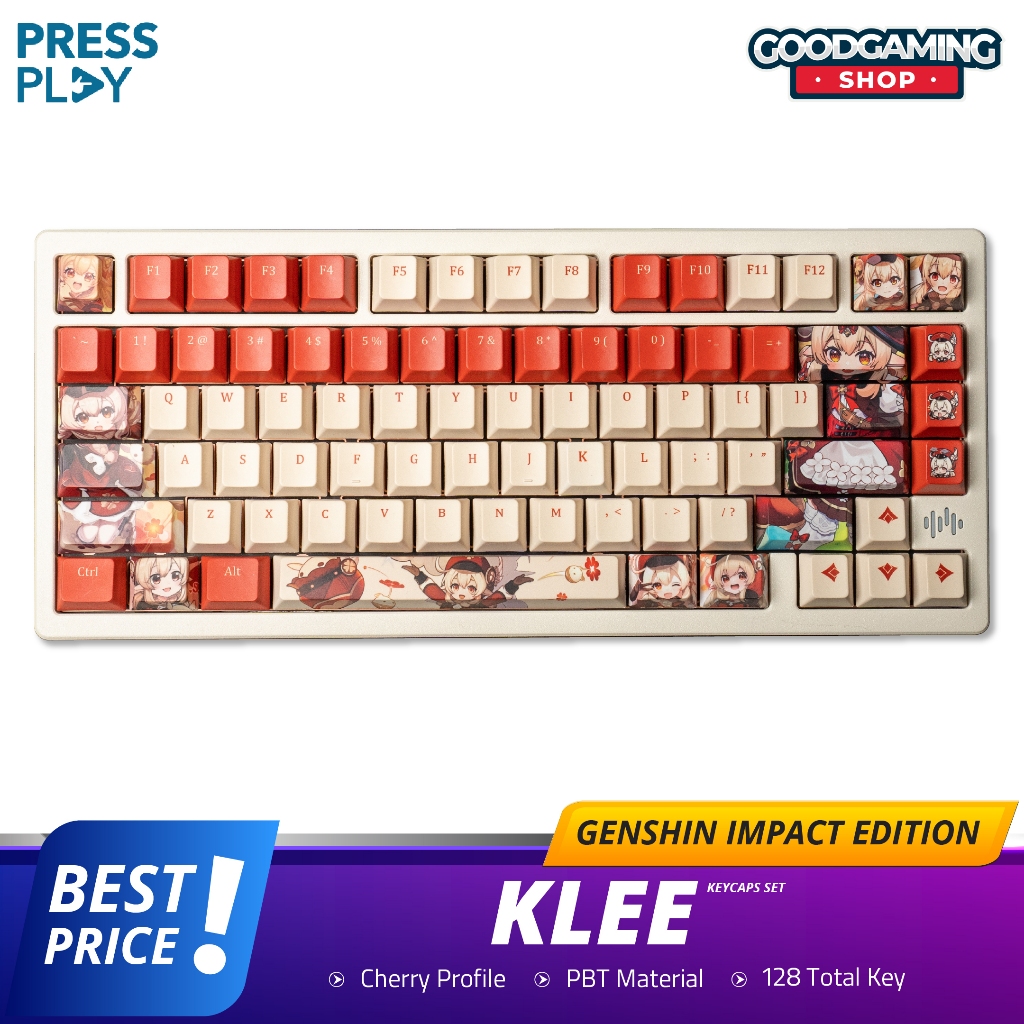 Press Play Klee Genshin Impact Keycaps