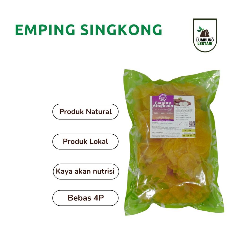 

Emping Singkong - Lingkar Organik 500gr