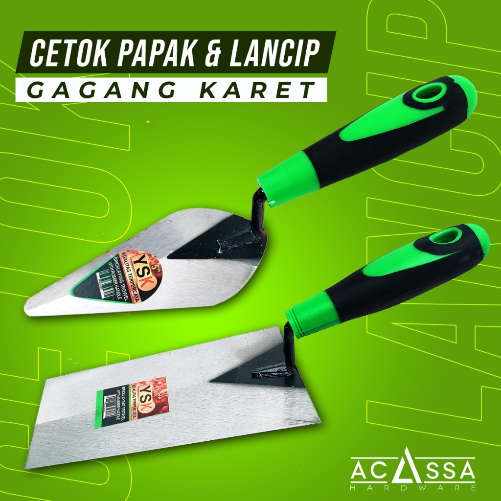 Cetok Semen / Cetok Semen Gagang Fiber / Cetok Gagang karet / cetok Lancip / Cetok Papak