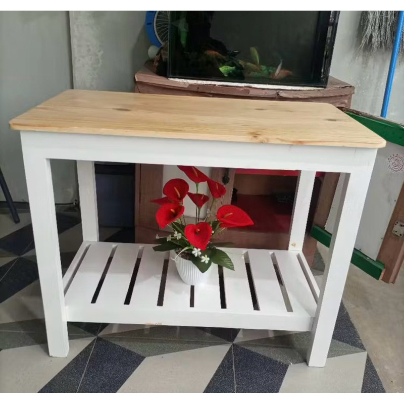 meja rak meja kompor meja aquarium full kayu jati Belanda