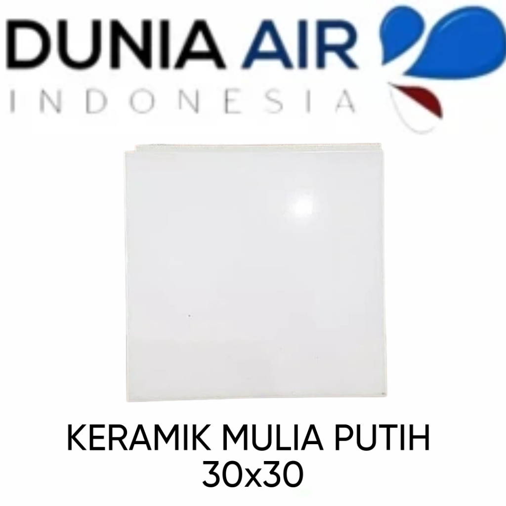 Keramik Mulia 30x30 Keramik Putih Polos 30 x 30 KW 1 Gosend
