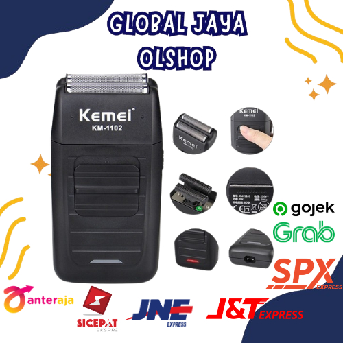 KEMEI ALAT CUKUR PORTABLE KM1102