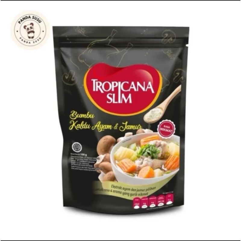 

Tropicana Slim Bumbu Kaldu Ayam & Jamur 100gr