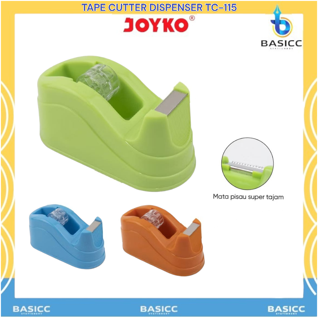 

Joyko Tape Cutter Dispenser Pemotong Pita Perekat TC-115