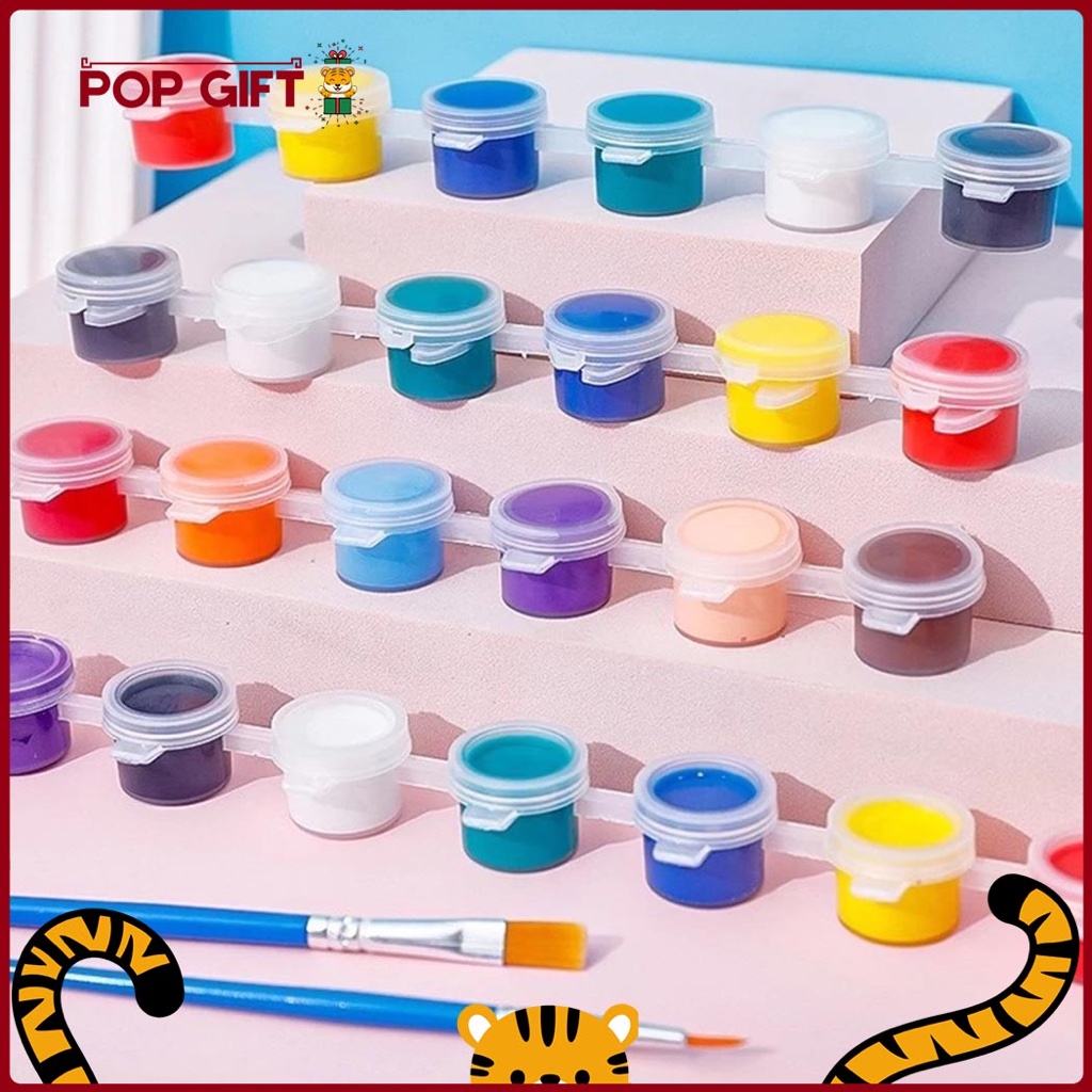 

PG Cat akrilik Set 6 Warna 12 Warna/Cat Akrilik Kanvas Lukisan Kanvas Cat Mewarnai Cat Akrilik 3ml