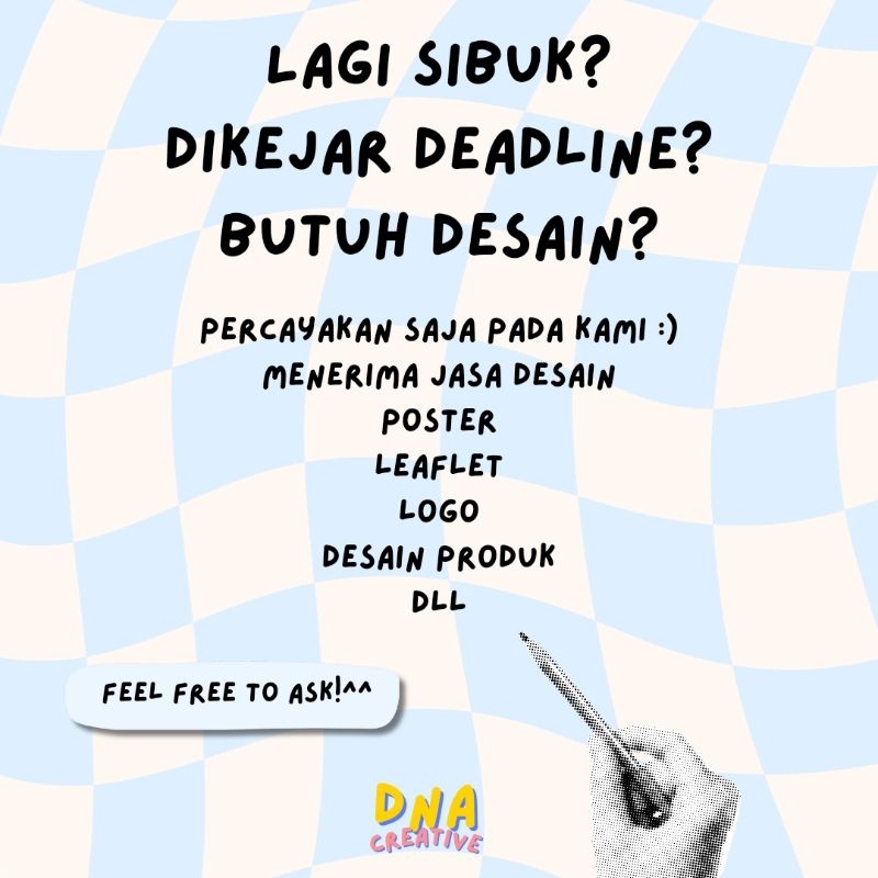 

JASA DESAIN LEAFLET, POSTER, LOGO, BROSUR, DLL TERMURAH