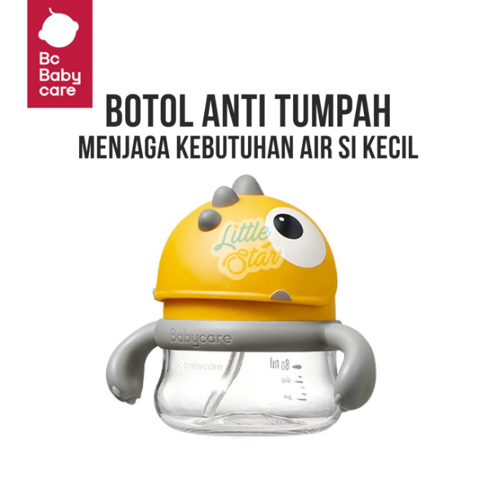 BC Babycare Mini Sippy Cup Handle Botol Minum Sedotan Anak Bayi 80ml