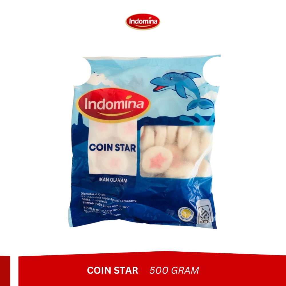 

INDOMINA - Ikan Olahan (Coin Star) - 500 GRAM