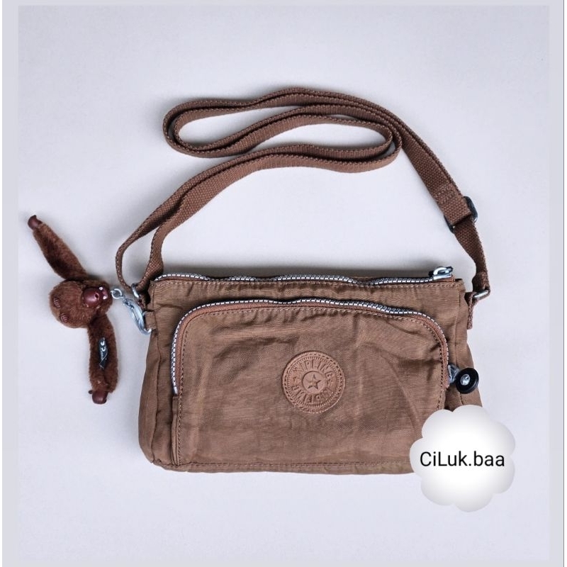 [𝗣𝗥𝗘𝗟𝗢𝗩𝗘𝗗] TAS KIPLING BOZAR - BEIGE BROWN • ORIGINAL STORE