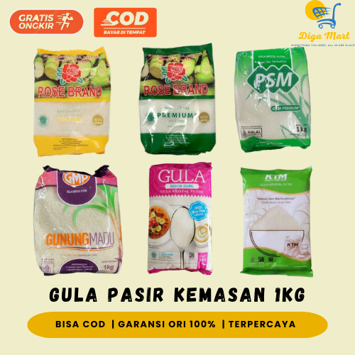 

Gula Pasir Kemasan 1 kg
