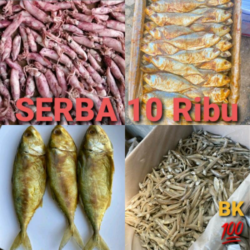 

IKAN TERI ASIN / TERI CUMI IKAN ASIN NUSANTARA SERBA 10 RIBU Kualitas Terjamin Super