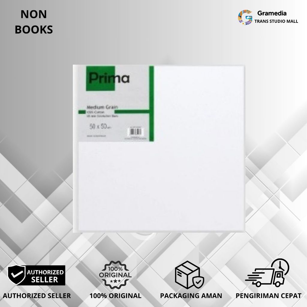 

Gramedia Bandung TSM - PRIMA CANVAS GREEN 50X50