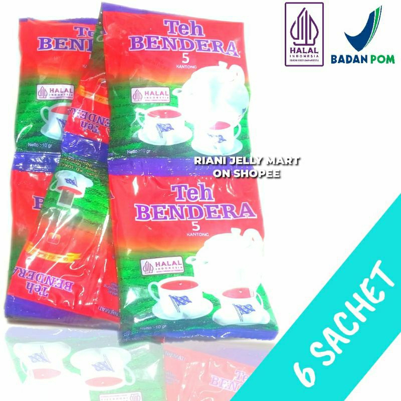 

Teh Celup Bendera 25 Kantong Wangi Netto 50g