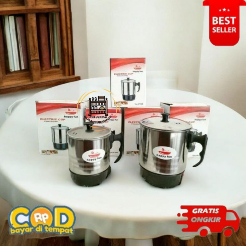 [PRP] mug elektrik happy fun/teko listrik happy fun