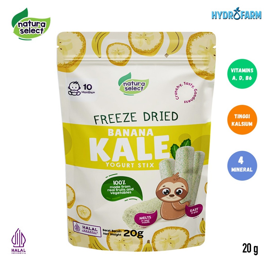 

Natura Select - Freeze Dried Yoghurt Stix Banana Kale