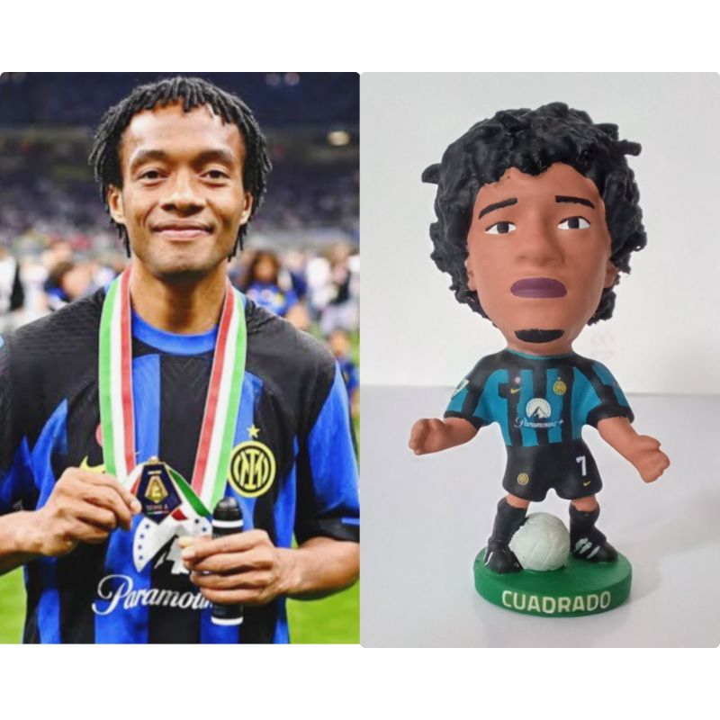 Figure Soccer Custom Repaint Cuadrado Inter Milan