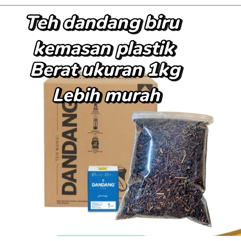 

Teh dandang biru murah kemasan plastic clip 1000gram