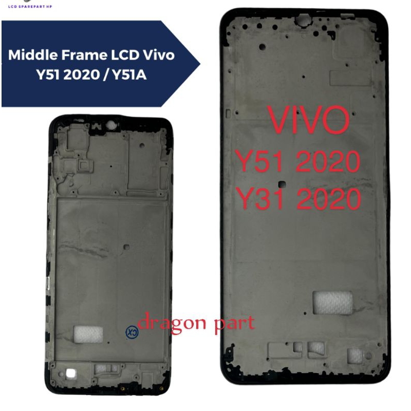 FRAME LCD VIVO Y51 2020 / VIVO Y31 2020 / TULANG LCD VIVO Y51 2020