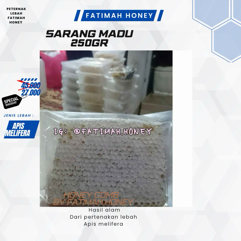 

Fatima Honey Sarang Madu 250GR