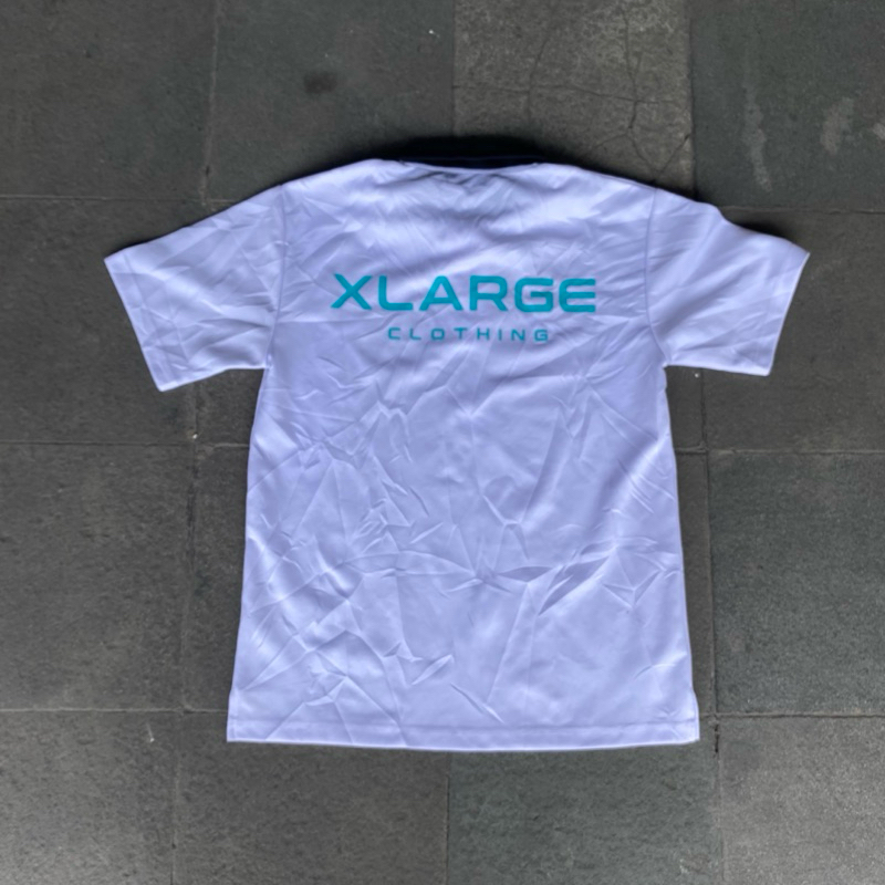 Xlarge Bowling Shirt White/Neon Green
