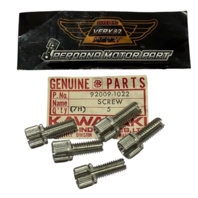 Baut stelan setelan kabel kopling atas clutch adjuster Binter Merzy KZ200 KZ400 KZ1000