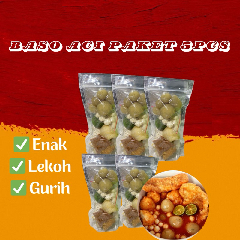 

Baso aci isi ayam paket hemat 5pcs lebih murah || isian ayam original