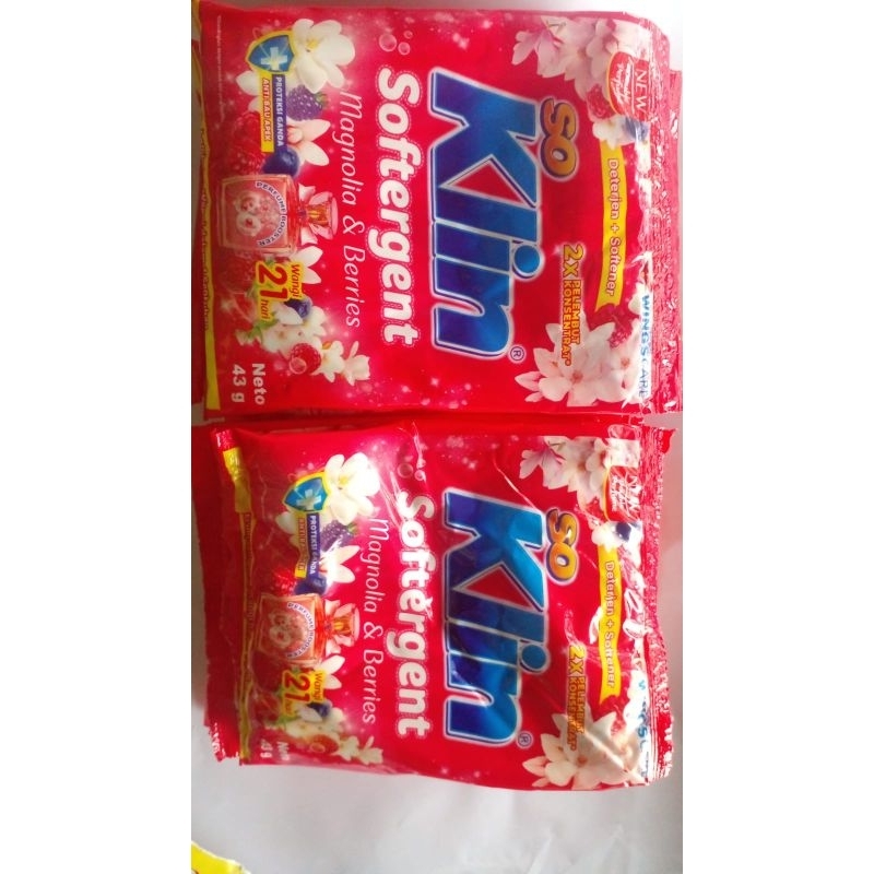 soklin detergent bubuk renceng isi 6 pcs