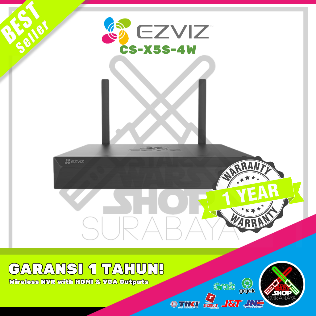 EZVIZ CS-X5S-4W WIRELESS NVR X5S 4 CHANNEL