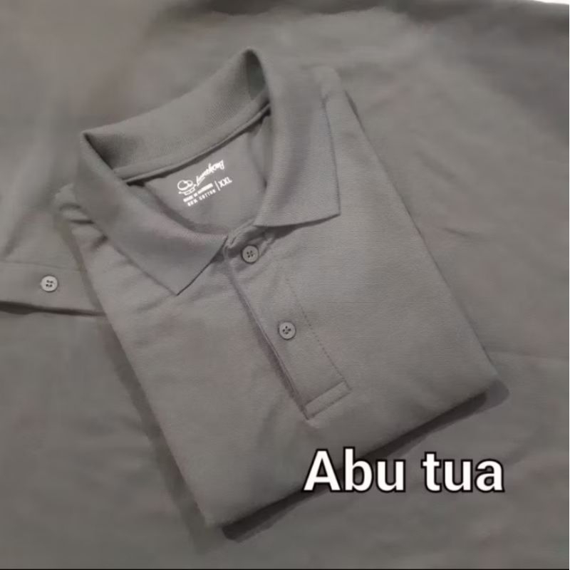 KAOS POLO / BAHAN ADEM CVC 24s