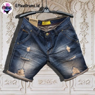 CELANA PENDEK PRIA DISTRO CELANA JEANS MC WISCER PENDEK ORIGINAL CELANA PENDEK WISCER SOBEK