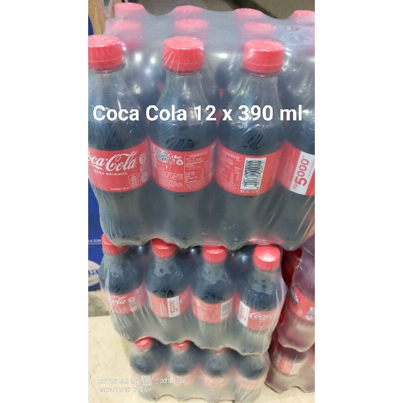 

Cola Cola Botol isi 12 pcs 390ml 1 Dus