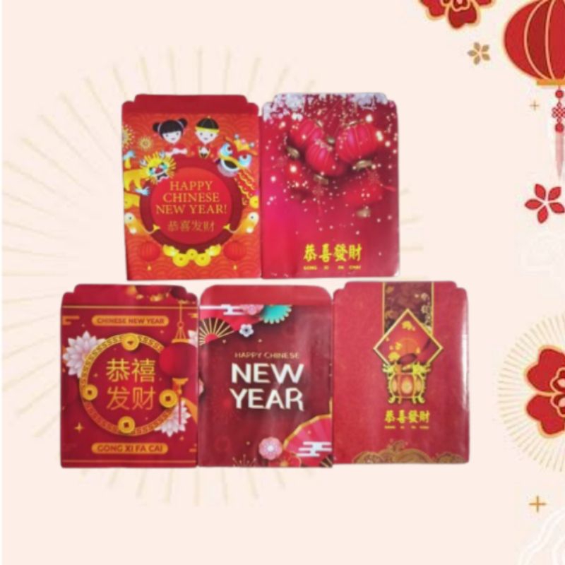 

Amplop Imlek Ukuran Medium / Angpau Sincia / Angpo Hangbao Happy Chinese New Year